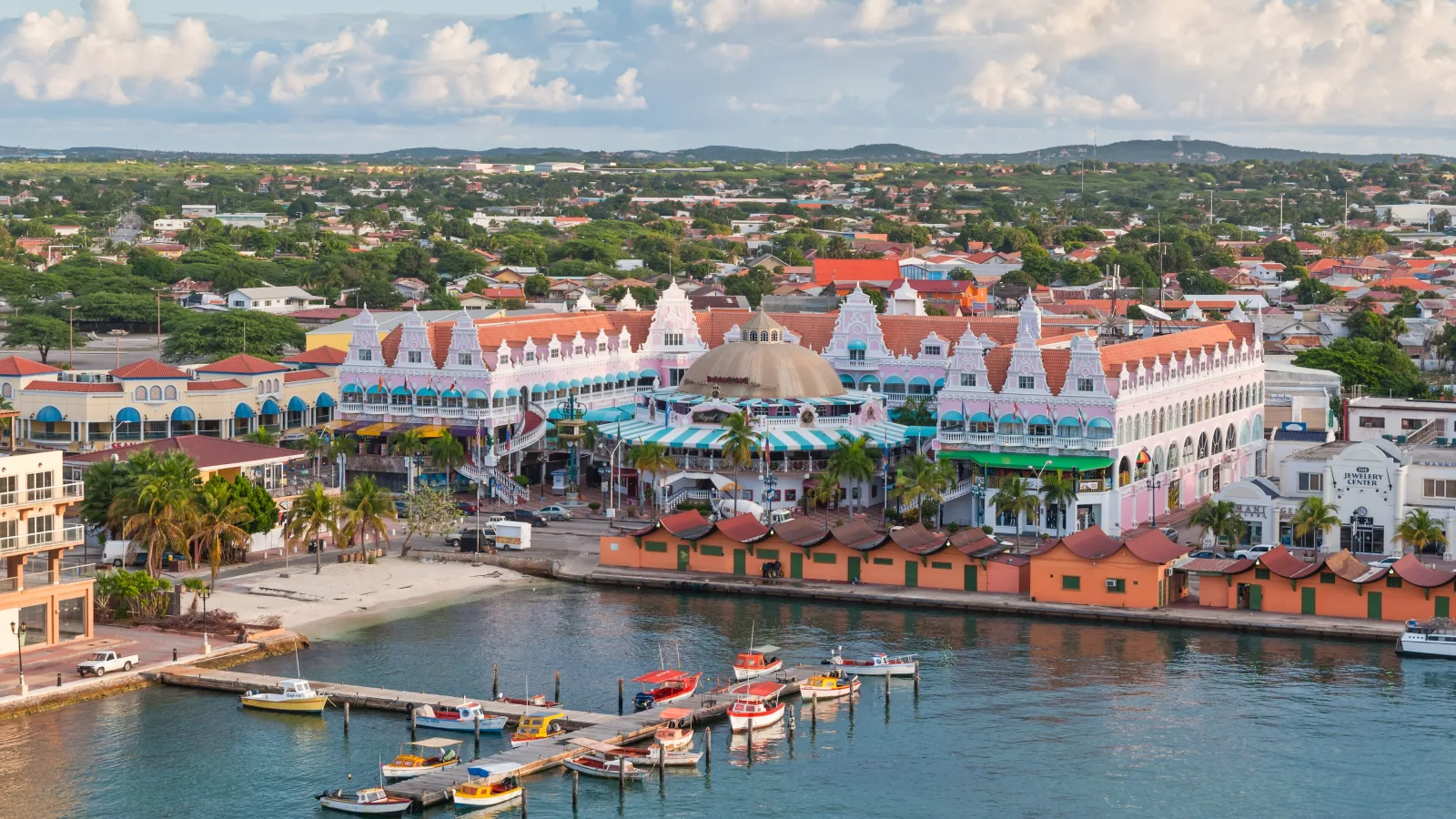 Travel view of Aruba