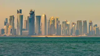 Travel view of Qatar