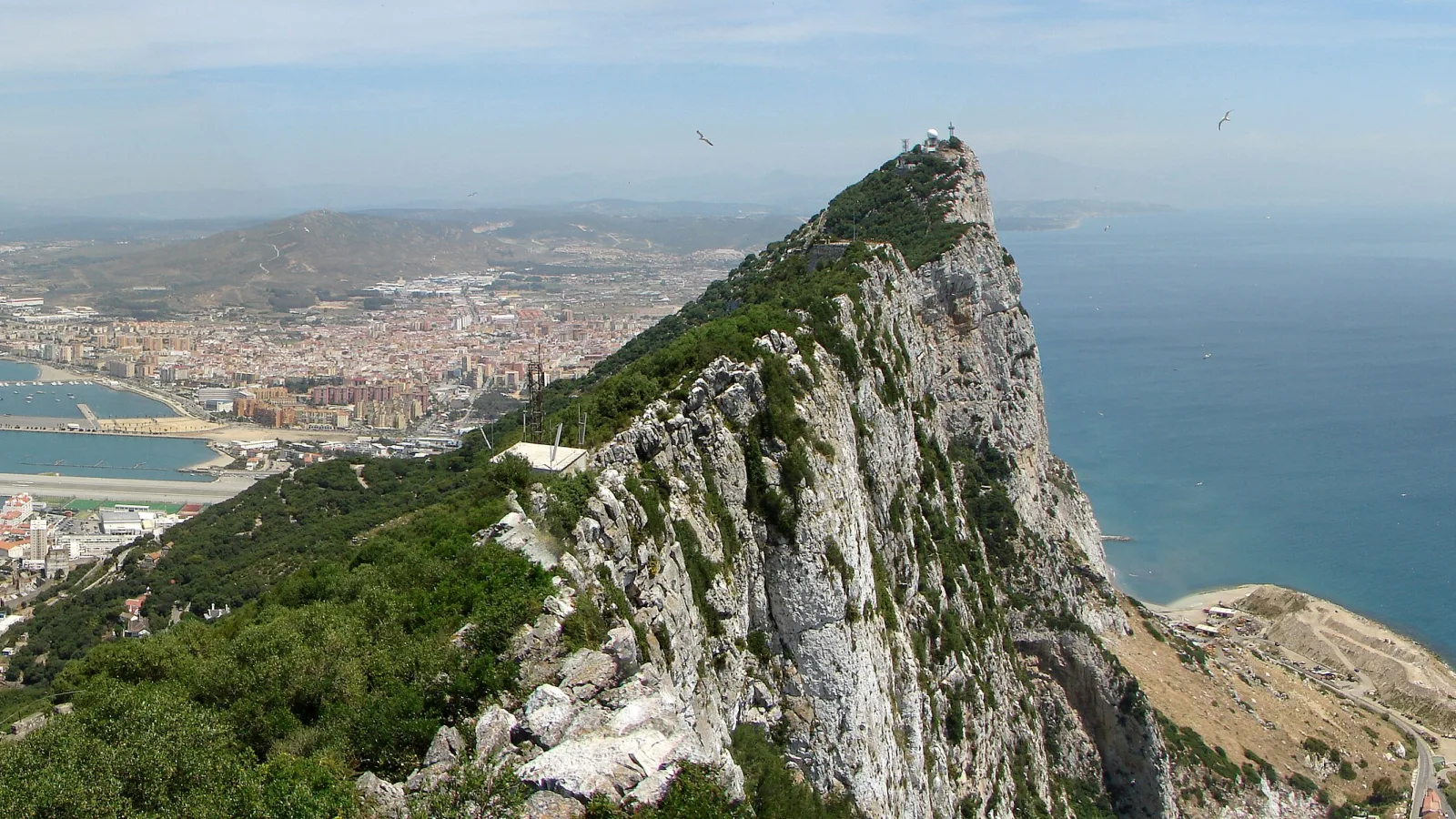 Travel view of Gibraltar