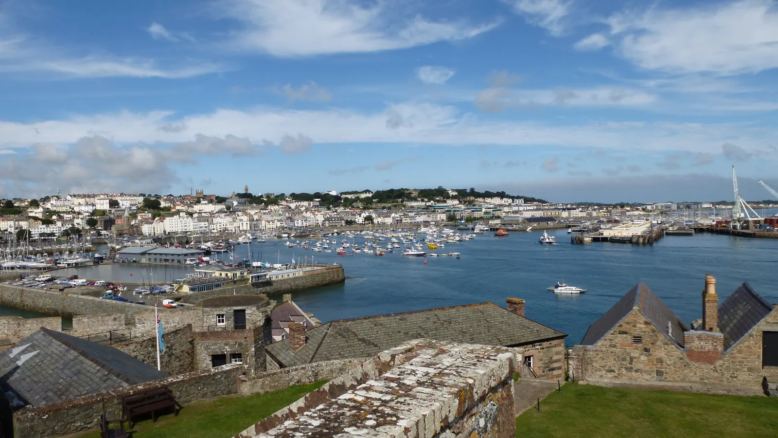 Reiseansicht von Guernsey