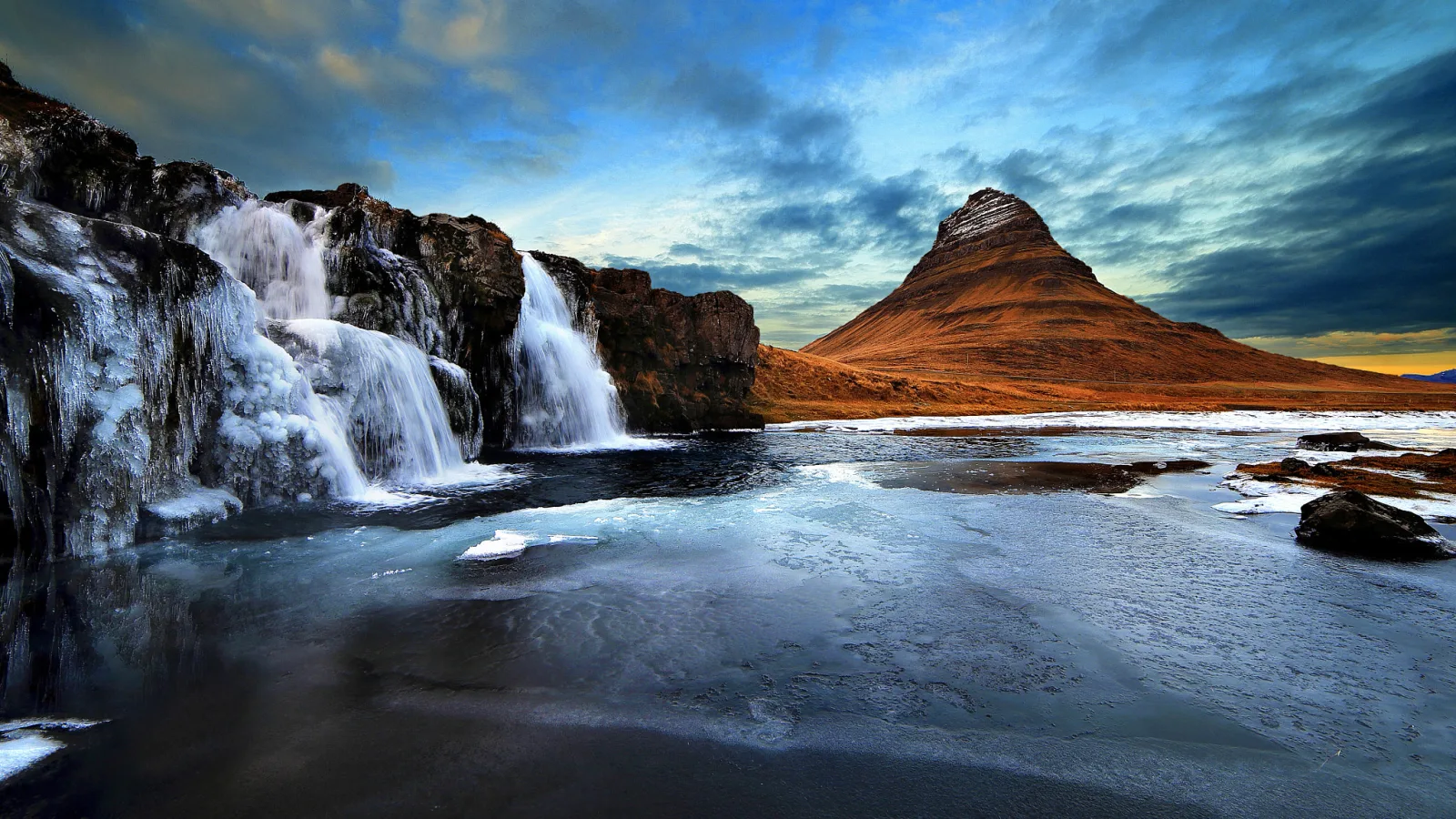 Travel view of Iceland