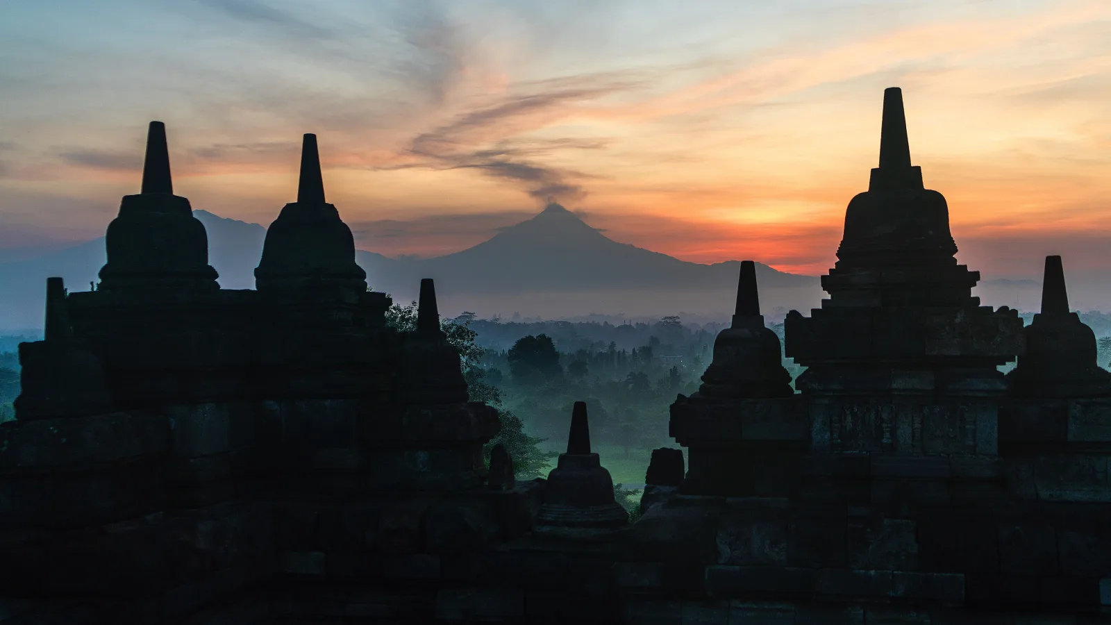 Travel view of Indonesia