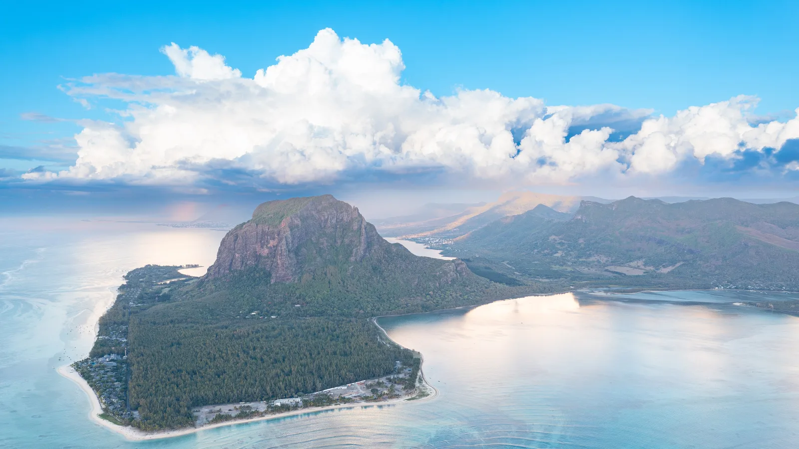 Travel view of Mauritius