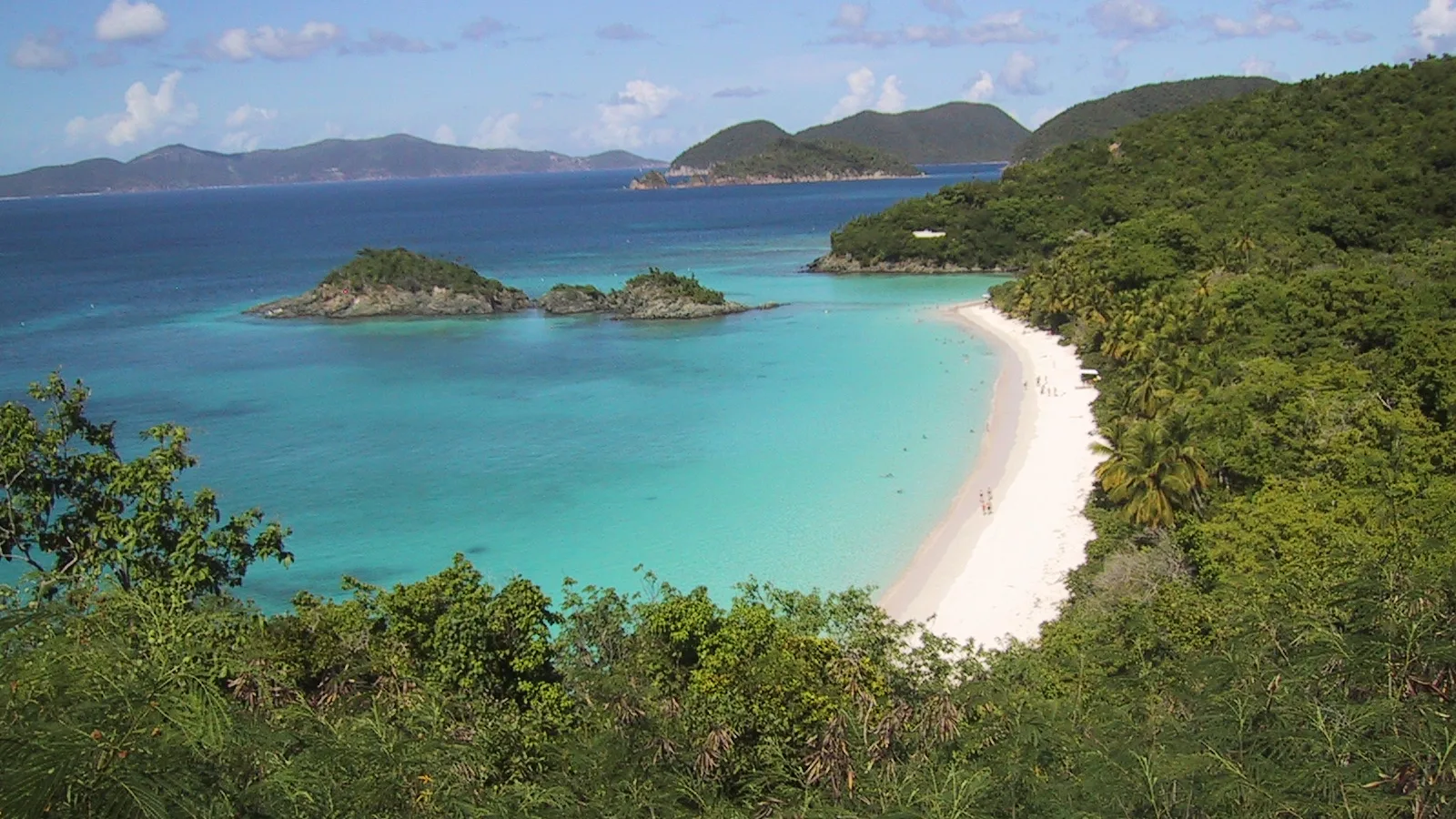 Travel view of U.S. Virgin Islands